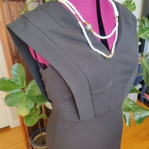 Calvin Klein Black Midi Dress